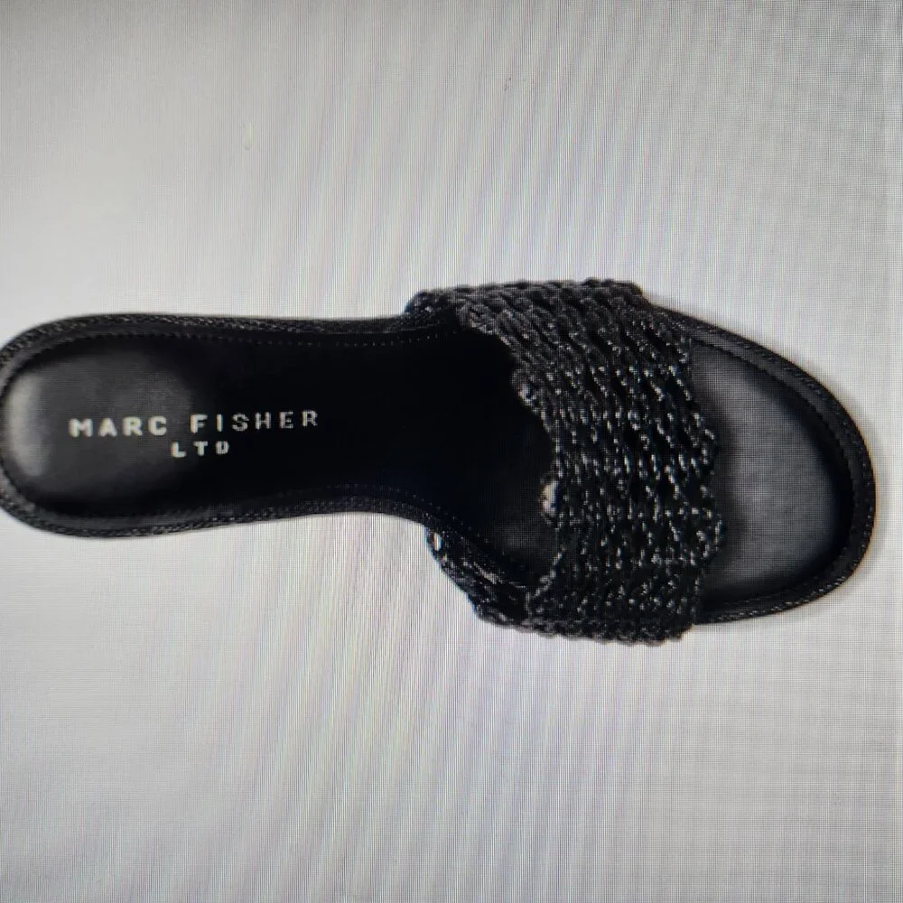 The Marc Fisher LTD™ Jazmine sandals. Black. NIB. Size 6.5